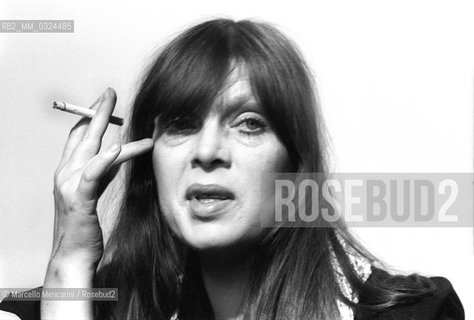 Rome, 1982. Singer and songwriter Nico / Roma, 1982. La cantante Nico - ©Marcello Mencarini/Rosebud2