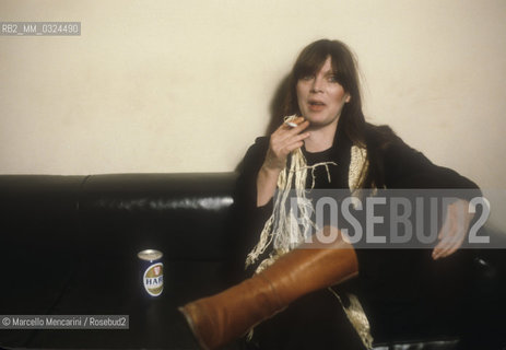 Rome, 1982. Singer and songwriter Nico / Roma, 1982. La cantante Nico - ©Marcello Mencarini/Rosebud2