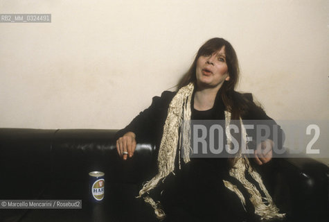 Rome, 1982. Singer and songwriter Nico / Roma, 1982. La cantante Nico - ©Marcello Mencarini/Rosebud2