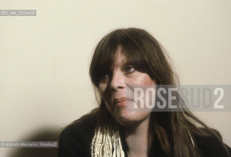 Rome, 1982. Singer and songwriter Nico / Roma, 1982. La cantante Nico - ©Marcello Mencarini/Rosebud2