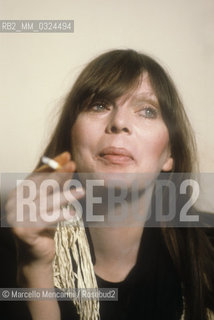 Rome, 1982. Singer and songwriter Nico / Roma, 1982. La cantante Nico - ©Marcello Mencarini/Rosebud2