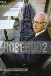 Rome, Excelsior Hotrel, 1994. German philosopher Ernst Nolte / Roma, Hotel Excelsior, 1994. Il filosofo tedesco Etrnst Nolte - ©Marcello Mencarini/Rosebud2