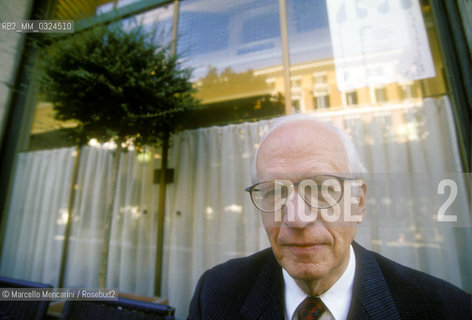 Rome, Excelsior Hotrel, 1994. German philosopher Ernst Nolte / Roma, Hotel Excelsior, 1994. Il filosofo tedesco Etrnst Nolte - ©Marcello Mencarini/Rosebud2