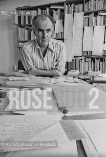 Venice, 1979. Italian composer Luigi Nono in his house / Venezia, 1979. Il compositore Luigi Nono nella sua casa - ©Marcello Mencarini/Rosebud2