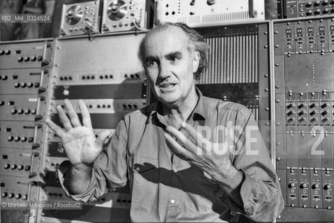 Venice, 1982. Italian composer Luigi Nono / Venezia, 1982. Il compositore Luigi Nono - ©Marcello Mencarini/Rosebud2