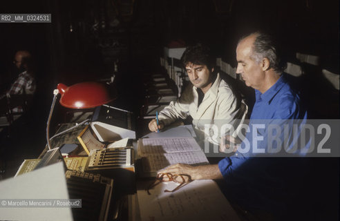 Venice, 1982. Italian composer Luigi Nono / Venezia, 1982. Il compositore Luigi Nono - ©Marcello Mencarini/Rosebud2