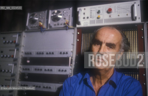 Venice, 1982. Italian composer Luigi Nono / Venezia, 1982. Il compositore Luigi Nono - ©Marcello Mencarini/Rosebud2