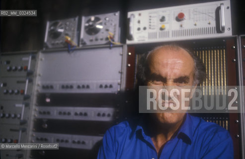 Venice, 1982. Italian composer Luigi Nono / Venezia, 1982. Il compositore Luigi Nono - ©Marcello Mencarini/Rosebud2