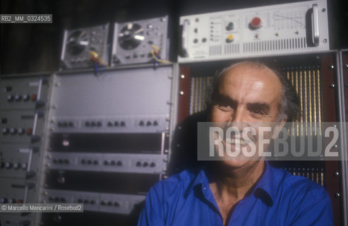 Venice, 1982. Italian composer Luigi Nono / Venezia, 1982. Il compositore Luigi Nono - ©Marcello Mencarini/Rosebud2