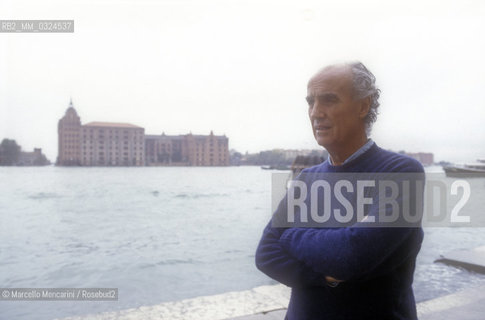 Venice, 1988. Italian composer Luigi Nono  / Venezia, 1988. Il compositore Luigi Nono - ©Marcello Mencarini/Rosebud2