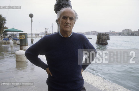 Venice, 1988. Italian composer Luigi Nono  / Venezia, 1988. Il compositore Luigi Nono - ©Marcello Mencarini/Rosebud2