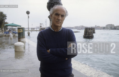 Venice, 1988. Italian composer Luigi Nono  / Venezia, 1988. Il compositore Luigi Nono - ©Marcello Mencarini/Rosebud2