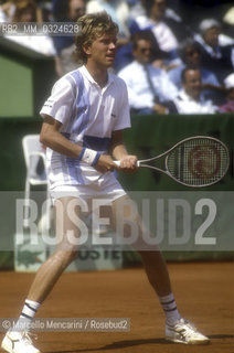 Rome, 1987. Swedish tennis player Joakim Nyström / Roma, 1987. Il tennista svedese Joakim Nystrom - ©Marcello Mencarini/Rosebud2