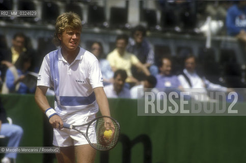 Rome, 1987. Swedish tennis player Joakim Nyström / Roma, 1987. Il tennista svedese Joakim Nystrom - ©Marcello Mencarini/Rosebud2