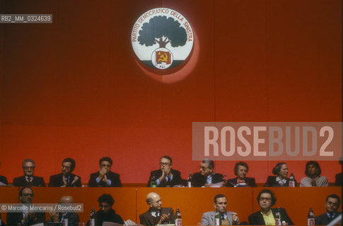 XXth Rimini congress of Italian Communist Party (PCI) in February 1991, when PCI changed its name to Democratic Party of the Left / XX° Congresso del Partito Comunista Italiano (PCI) che si tenne a Rimini nel 1991, quando il PCI divenne PDS (Partito Democratico della Sinistra) - ©Marcello Mencarini/Rosebud2