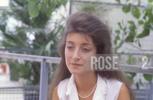 Venice Lido, Venice Film Festival 1984. French actress Pascale Ogier / Lido di Venezia, Mostra del Cinema di Venezia 1984. lattrice francese Pascale Ogier - ©Marcello Mencarini/Rosebud2