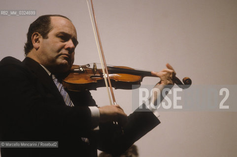 Rome, about 1980. Russian violinist Igor Oistrakh / Roma, 1980 circa. Il violinista Igor Oistrakh - ©Marcello Mencarini/Rosebud2