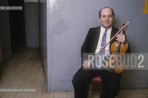 Rome, about 1980. Russian violinist Igor Oistrakh / Roma, 1980 circa. Il violinista Igor Oistrakh - ©Marcello Mencarini/Rosebud2