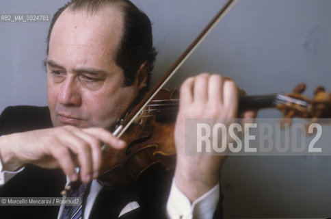 Rome, about 1980. Russian violinist Igor Oistrakh / Roma, 1980 circa. Il violinista Igor Oistrakh - ©Marcello Mencarini/Rosebud2