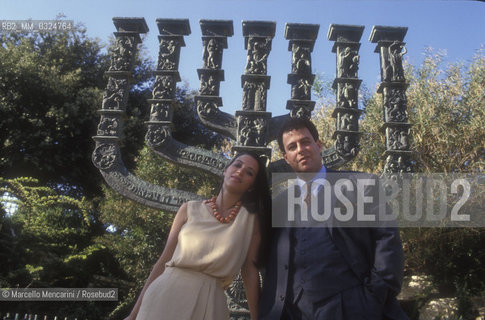 Jerusalem, 1991. Israeli conductor Daniel Oren and his wife Shulamith Orvieto / Gerusalemme, 1991. Il direttore dorchestra Daniel Oren e sua moglie Shulamith Orvieto - ©Marcello Mencarini/Rosebud2