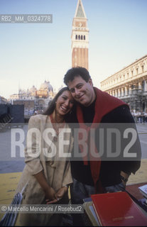 Venice, 1991. Israeli conductor Daniel Oren and his wife Shulamith Orvieto / Venezia, 1991. Il direttore dorchestra Daniel Oren e sua moglie Shulamith Orvieto - ©Marcello Mencarini/Rosebud2