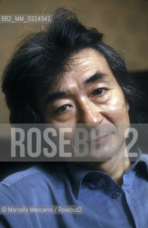 Japanese conductor Seiji Ozawa (1989) / Il direttore dorchestra giapponese Seiji Ozawa (1989) - ©Marcello Mencarini/Rosebud2