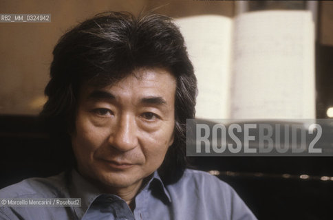 Japanese conductor Seiji Ozawa (1989) / Il direttore dorchestra giapponese Seiji Ozawa (1989) - ©Marcello Mencarini/Rosebud2