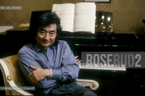 Japanese conductor Seiji Ozawa (1989) / Il direttore dorchestra giapponese Seiji Ozawa (1989) - ©Marcello Mencarini/Rosebud2