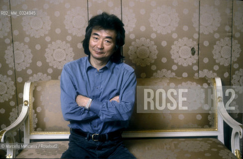 Japanese conductor Seiji Ozawa (1989) / Il direttore dorchestra giapponese Seiji Ozawa (1989) - ©Marcello Mencarini/Rosebud2