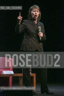 Libri Come, Festival of Books and Reading, Rome 2014. American sociologist Camille Paglia / Libri Come Festa del Libro e della Lettura, Roma 2014. La sociologa americana Camille Paglia - ©Marcello Mencarini/Rosebud2