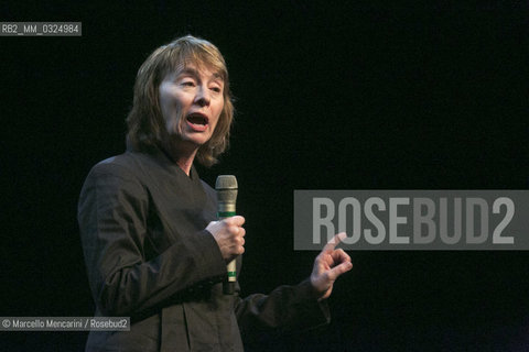 Libri Come, Festival of Books and Reading, Rome 2014. American sociologist Camille Paglia / Libri Come Festa del Libro e della Lettura, Roma 2014. La sociologa americana Camille Paglia - ©Marcello Mencarini/Rosebud2