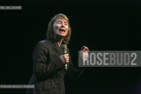 Libri Come, Festival of Books and Reading, Rome 2014. American sociologist Camille Paglia / Libri Come Festa del Libro e della Lettura, Roma 2014. La sociologa americana Camille Paglia - ©Marcello Mencarini/Rosebud2