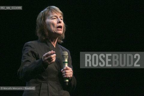 Libri Come, Festival of Books and Reading, Rome 2014. American sociologist Camille Paglia / Libri Come Festa del Libro e della Lettura, Roma 2014. La sociologa americana Camille Paglia - ©Marcello Mencarini/Rosebud2