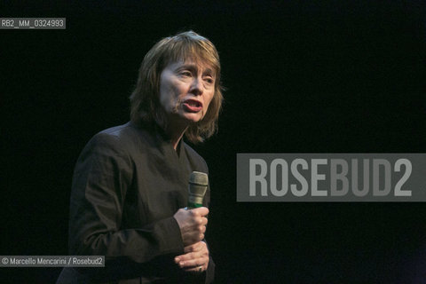 Libri Come, Festival of Books and Reading, Rome 2014. American sociologist Camille Paglia / Libri Come Festa del Libro e della Lettura, Roma 2014. La sociologa americana Camille Paglia - ©Marcello Mencarini/Rosebud2