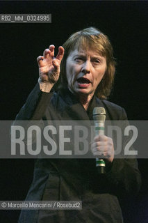 Libri Come, Festival of Books and Reading, Rome 2014. American sociologist Camille Paglia / Libri Come Festa del Libro e della Lettura, Roma 2014. La sociologa americana Camille Paglia - ©Marcello Mencarini/Rosebud2