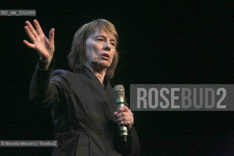 Libri Come, Festival of Books and Reading, Rome 2014. American sociologist Camille Paglia / Libri Come Festa del Libro e della Lettura, Roma 2014. La sociologa americana Camille Paglia - ©Marcello Mencarini/Rosebud2