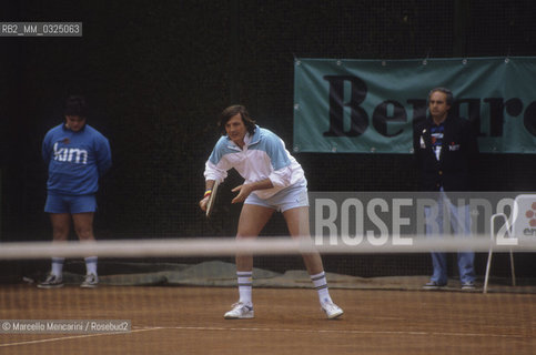 Rome, 1987. Italian tennis player Adriano Panatta / Roma, 1987. Il tennista Adriano Panatta - ©Marcello Mencarini/Rosebud2