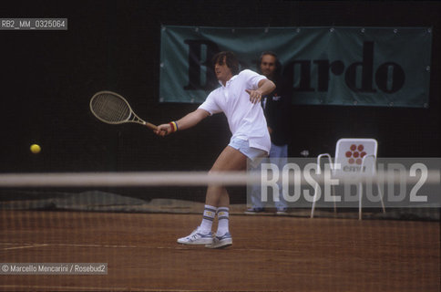 Rome, 1987. Italian tennis player Adriano Panatta / Roma, 1987. Il tennista Adriano Panatta - ©Marcello Mencarini/Rosebud2