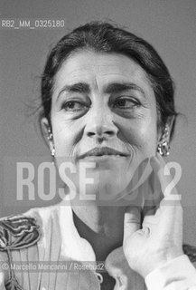 Cannes Film Festival 1983. Greek actress Irene Papas, in competition with the movie Erendira directed by Ruy Guerra / Festival del Cinema di Cannes 1983. Lattrice Irene Papas, in concorso con il film Erendira, diretto da Ruy Guerra - ©Marcello Mencarini/Rosebud2