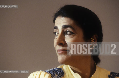 Cannes Film Festival 1983. Greek actress Irene Papas, in competition with the movie Erendira directed by Ruy Guerra / Festival del Cinema di Cannes 1983. Lattrice Irene Papas, in concorso con il film Erendira, diretto da Ruy Guerra - ©Marcello Mencarini/Rosebud2