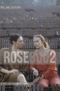 Rome, Baths of Caracalla, 1984. Ballet dancers Margherita Parrilla and Maia Plisetskaja / Roma, Terme di Caracalla, 1984. Le danzatrici Margherita Parrilla e Maja Plissetskaja - ©Marcello Mencarini/Rosebud2