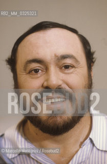 Rome, 1983. Tenor Luciano Pavarotti / Roma, 1983. Il tenore Luciano Pavarotti - ©Marcello Mencarini/Rosebud2