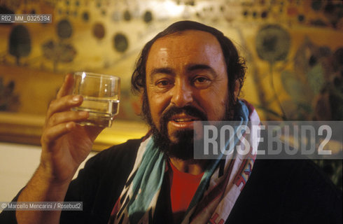 Venice, 1993. Tenor Luciano Pavarotti / Venezia, 1993. Il tenore Luciano Pavarotti - ©Marcello Mencarini/Rosebud2