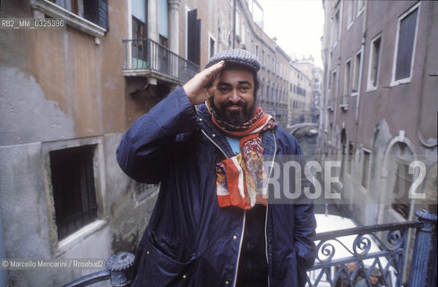 Venice, 1993. Tenor Luciano Pavarotti / Venezia, 1993. Il tenore Luciano Pavarotti - ©Marcello Mencarini/Rosebud2