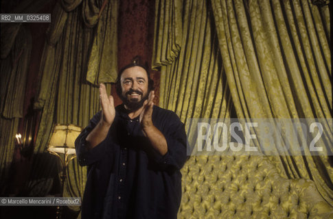 Rome, 1995. Tenor Luciano Pavarotti / Roma, 1995. Il tenore Luciano Pavarotti - ©Marcello Mencarini/Rosebud2