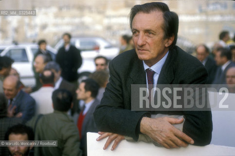 Politician Ugo Pecchioli, member of the Italian Communist Party (about 1990) / Il politico Ugo Pecchioli, membrto del partito comunista italiano (1990 circa) - ©Marcello Mencarini/Rosebud2