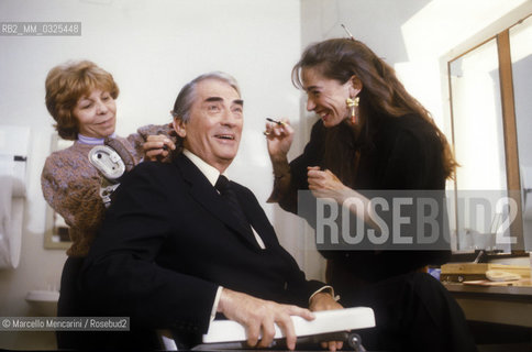 Rome, 1983. American actor Gregory Peck / Roma, 1983. Lattore americano Gregory Peck - ©Marcello Mencarini/Rosebud2