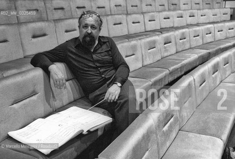 Rome, 1982. Polish conductor and composer Krzysztof Penderecki / Roma, 1982. Krzysztof Penderecki, direttore dorchestra e compositore - ©Marcello Mencarini/Rosebud2