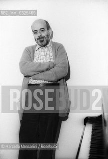 Rome, about 1980. Italian composer Francesco Pennisi / Roma, 1980 circa. il compositore Francesco Pennisi - ©Marcello Mencarini/Rosebud2