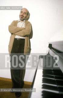 Rome, about 1980. Italian composer Francesco Pennisi / Roma, 1980 circa. il compositore Francesco Pennisi - ©Marcello Mencarini/Rosebud2